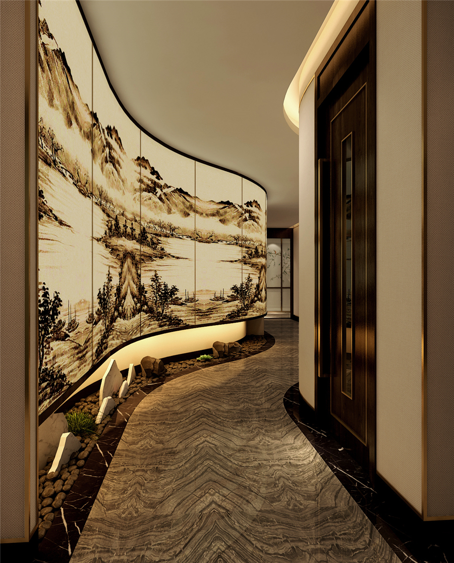 570平米足浴SPA會所裝修設(shè)計效果圖