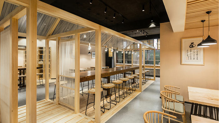 185平方特色面館裝修設(shè)計效果圖