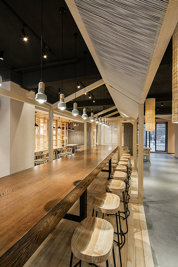 185平方特色面館裝修設(shè)計效果圖