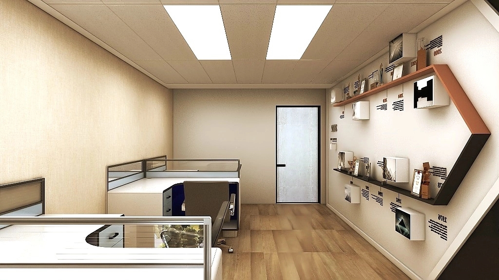 185平米公司辦公室裝修設(shè)計效果圖