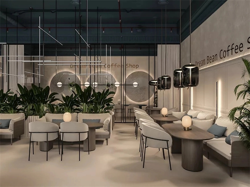 120平米時(shí)尚咖啡館設(shè)計(jì)效果圖