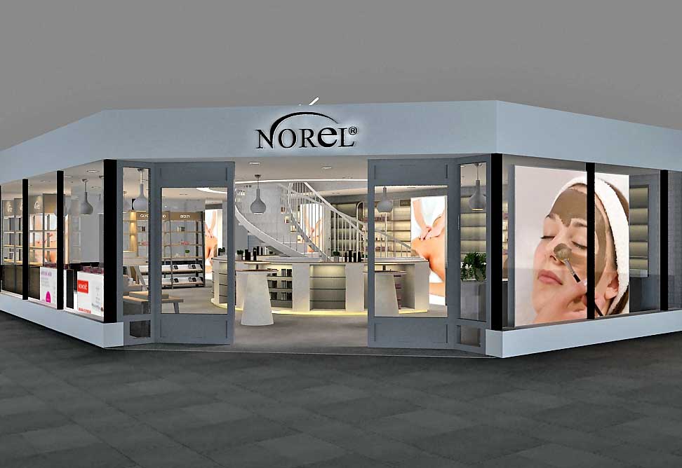 90平米化妝品專(zhuān)賣(mài)店裝修設(shè)計(jì)效果圖