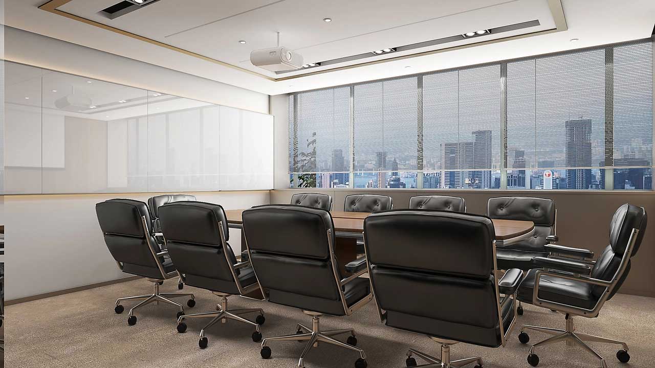 300平米商務(wù)風(fēng)辦公室設(shè)計效果圖