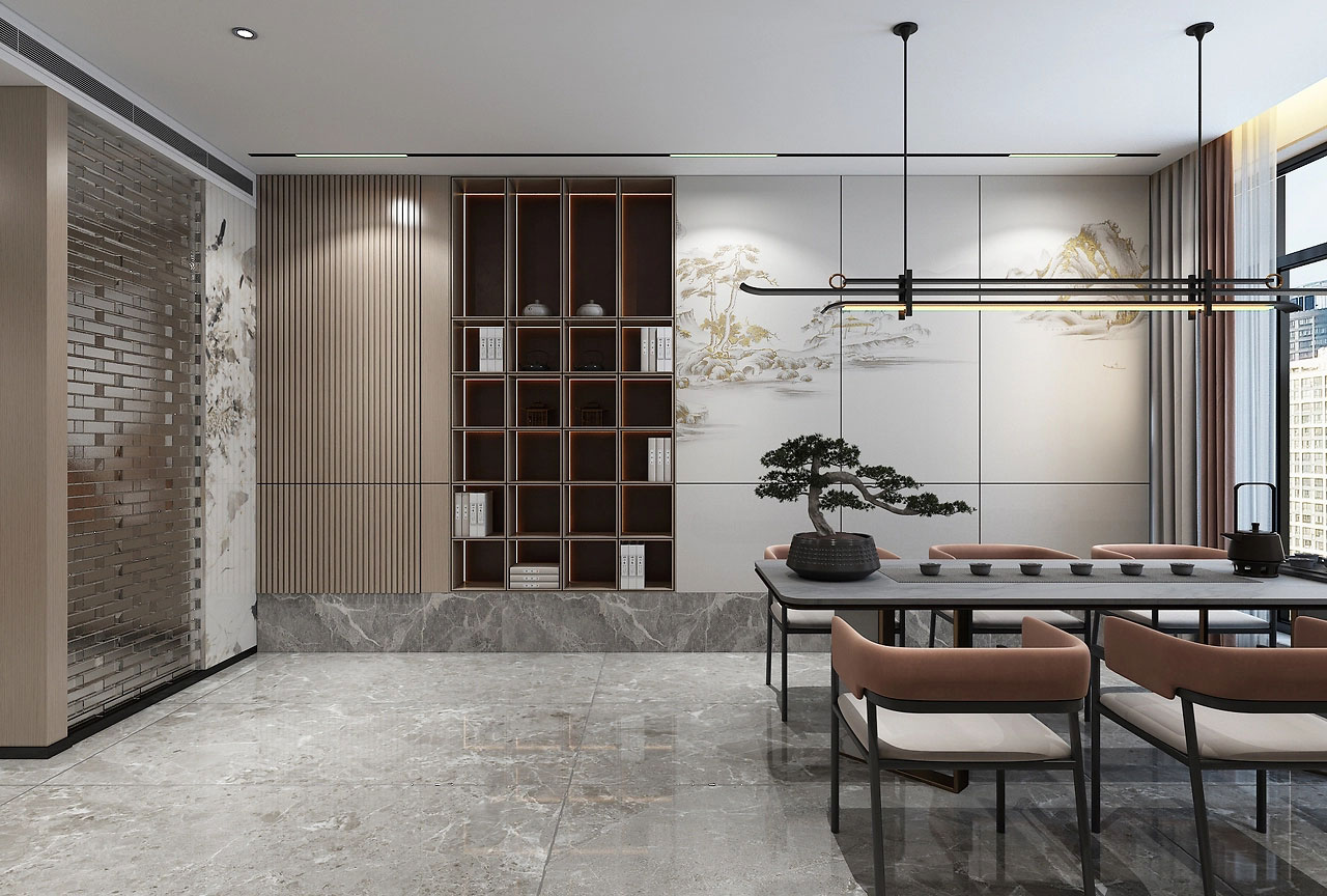 145平米鄭州辦公室裝修設(shè)計(jì)效果圖