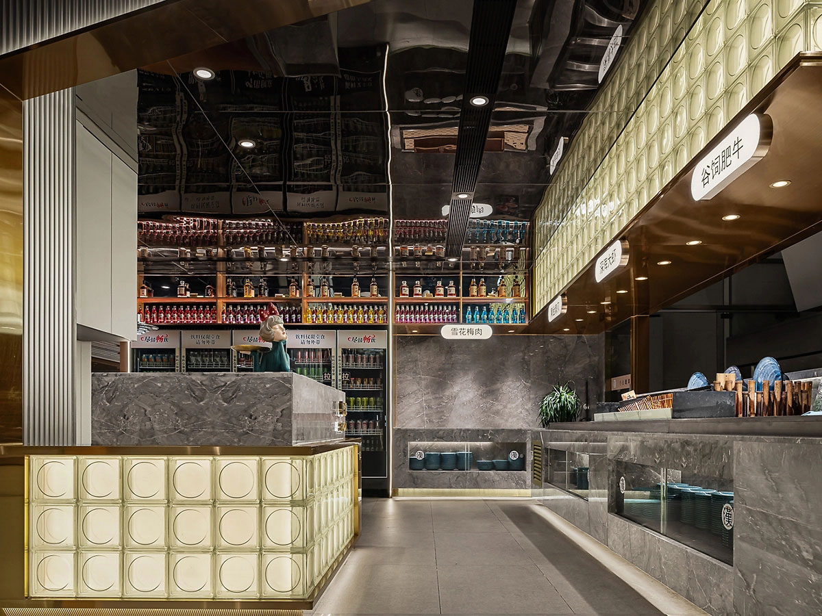 381平米鄭州自助餐廳設(shè)計(jì)裝修效果圖