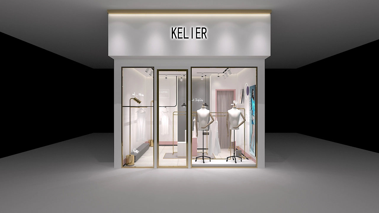 37平米女裝門店設(shè)計(jì)效果圖