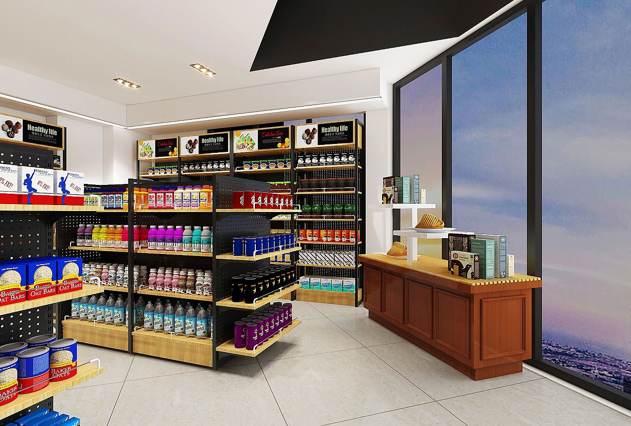 42平米鄭州超市裝修設(shè)計效果圖