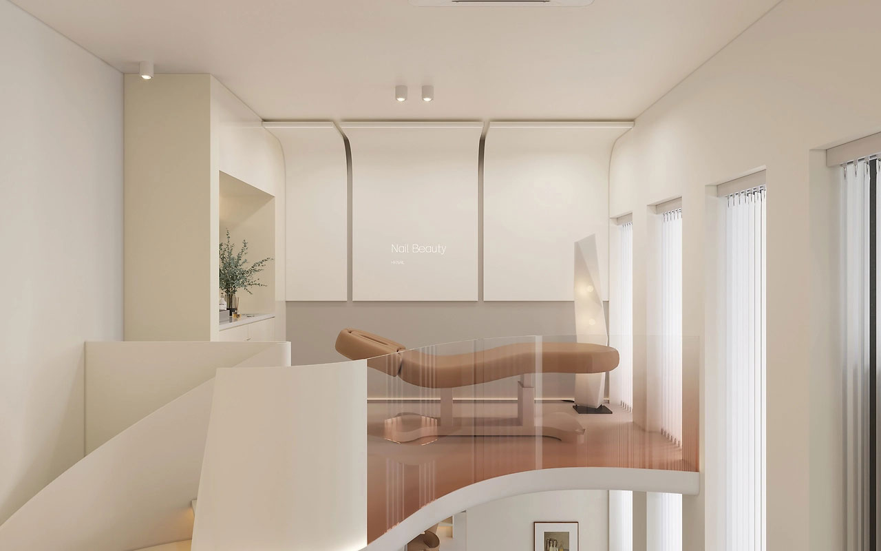 55平米鄭州美甲店設(shè)計效果圖
