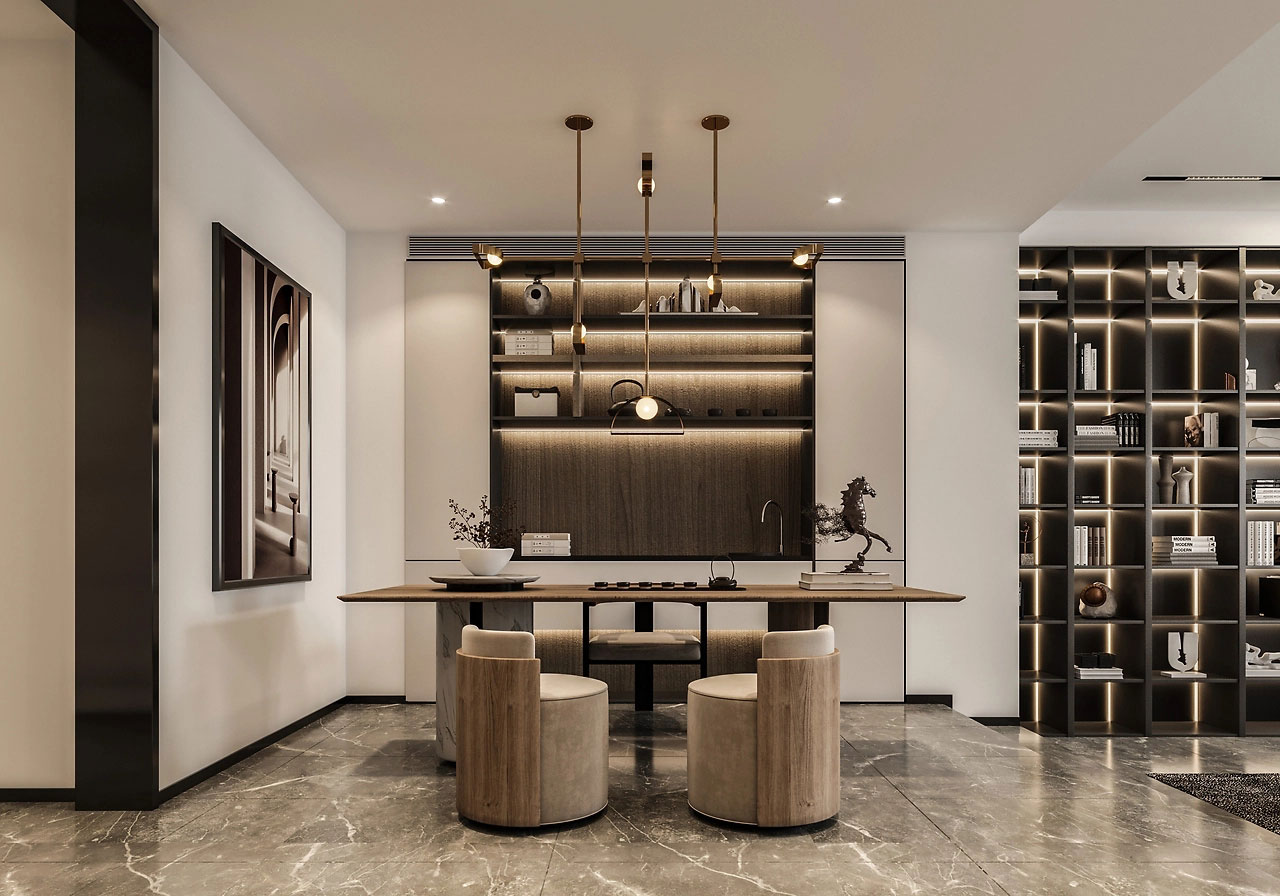 320平米鄭州別墅裝修設(shè)計效果圖