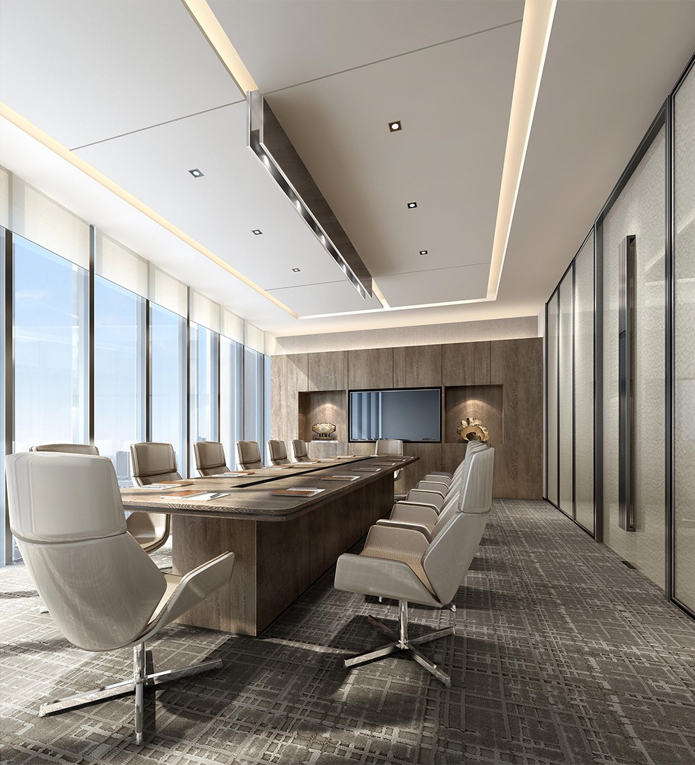 1300平米地產(chǎn)公司辦公樓設(shè)計(jì)效果圖