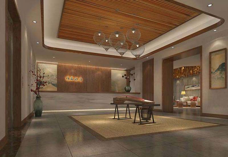 中式風格精品酒店裝修設(shè)計效果圖