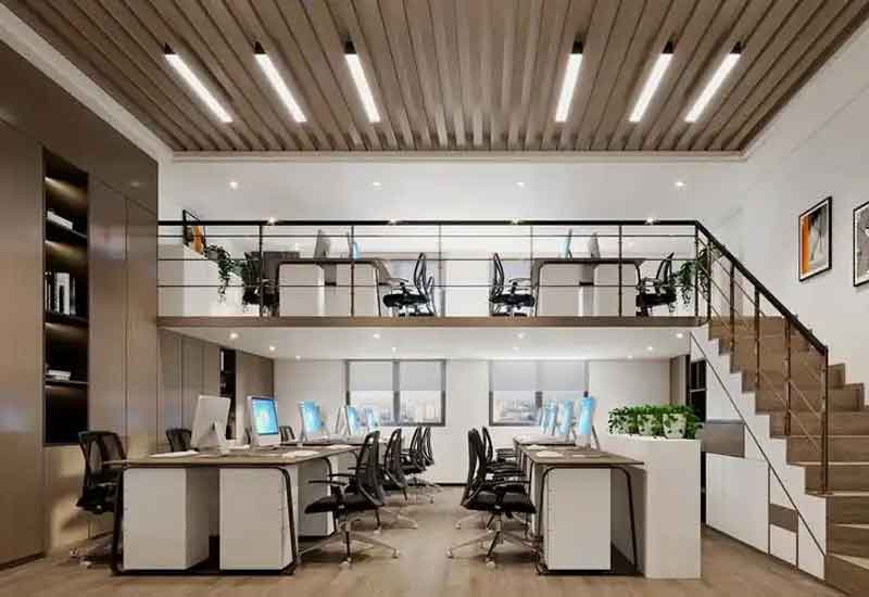 鄭州 loft 辦公室裝修設計：雙層空間創(chuàng)意利用