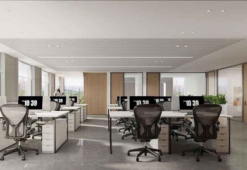 鄭州高層辦公室裝修設(shè)計(jì)：高空視野與空間布局