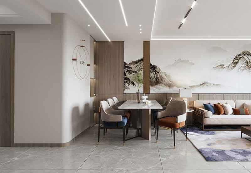 鄭州家裝設(shè)計：新中式風(fēng)格的廚房設(shè)計與布局