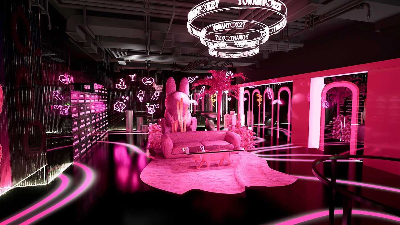 85平米鄭州直播間設(shè)計效果圖