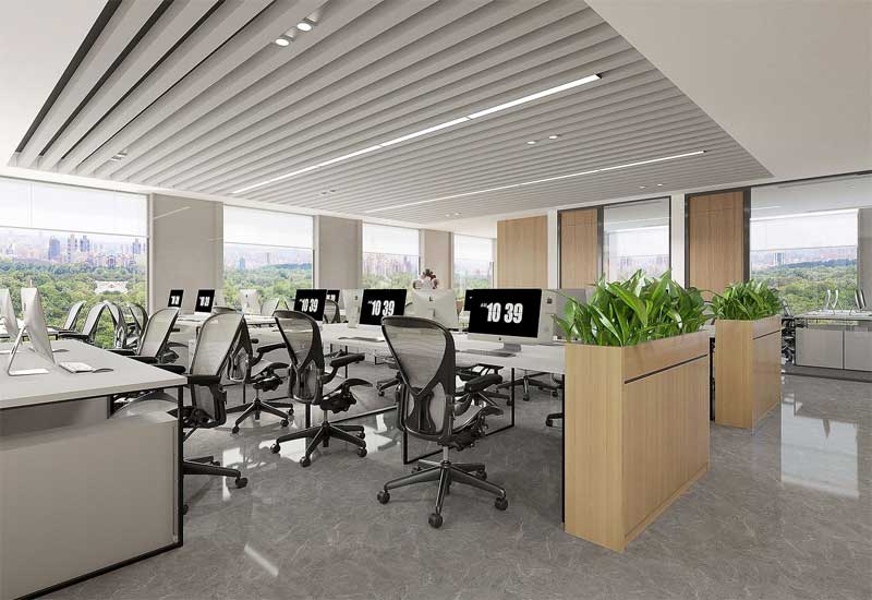 鄭州辦公室裝修報價對比：設(shè)計費用/施工工期/材料成本全分析