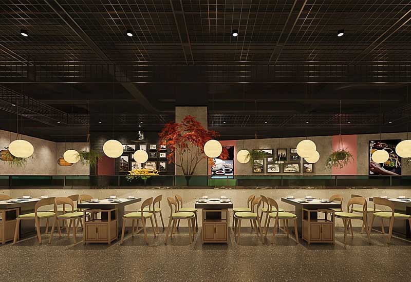 鄭州中餐廳裝修工期安排：低預(yù)算設(shè)計費、及高性價比材料