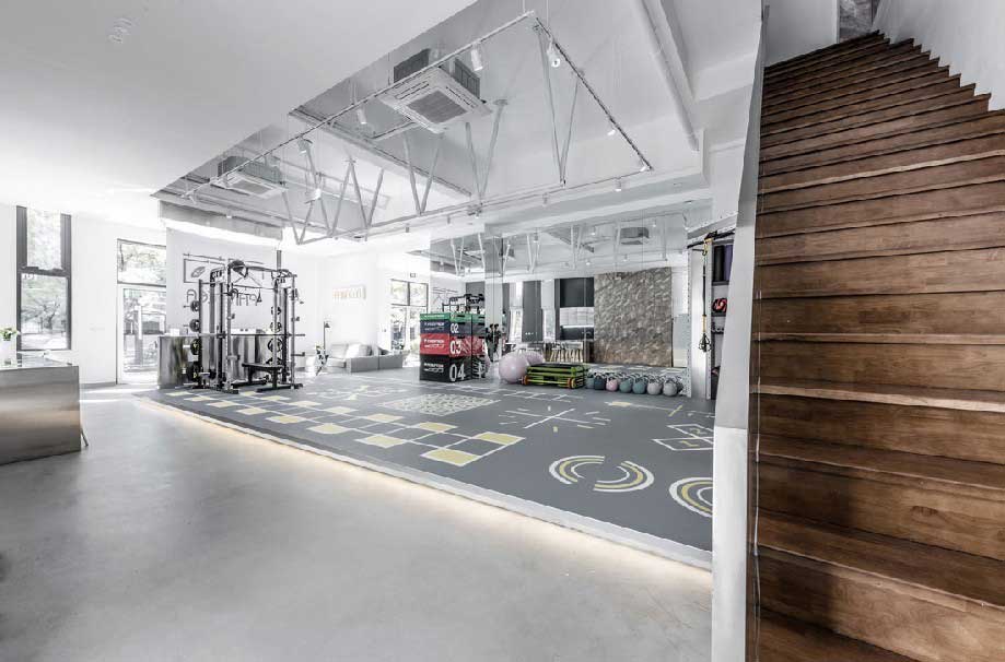 350平米混搭健身房裝修設(shè)計效果圖