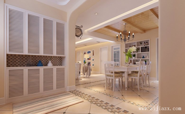 最新超大戶(hù)型田園風(fēng)格裝修效果圖