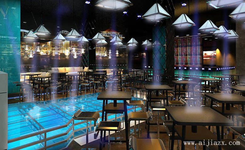 現(xiàn)代時(shí)尚的酒吧裝修效果圖