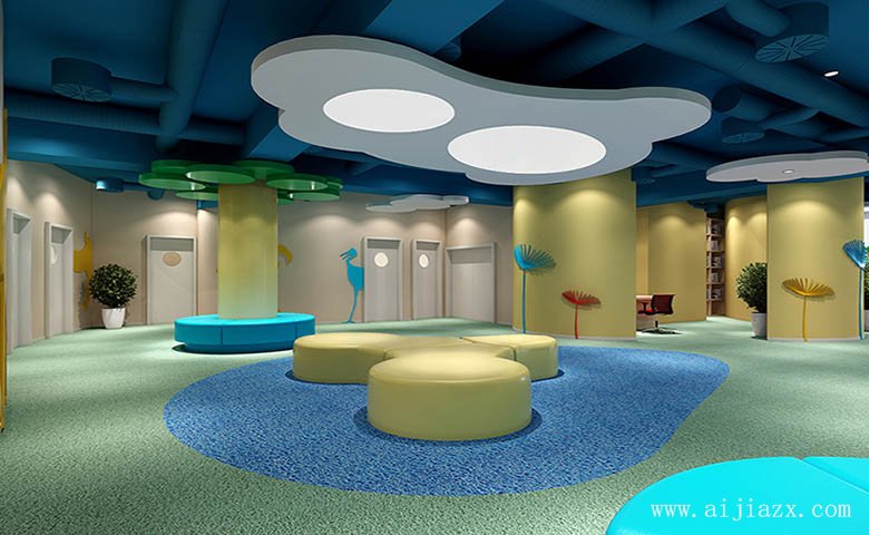 幼兒園兒童室內(nèi)游樂(lè)場(chǎng)裝修效果圖