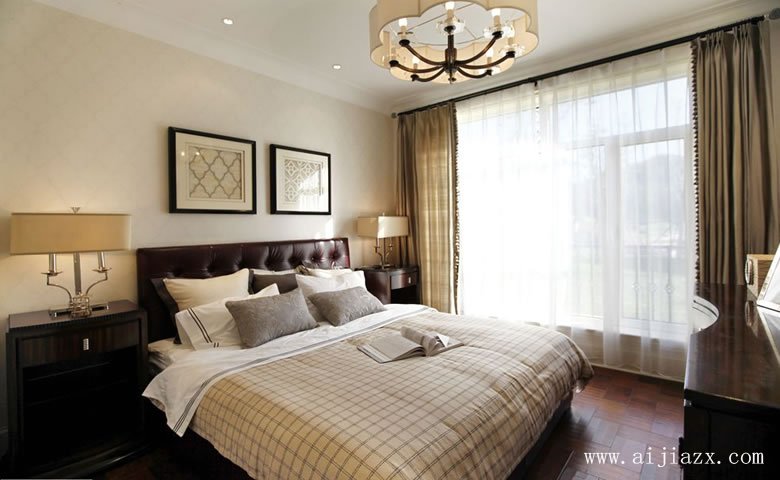 白色素凈的簡歐風(fēng)格三居室裝修效果圖