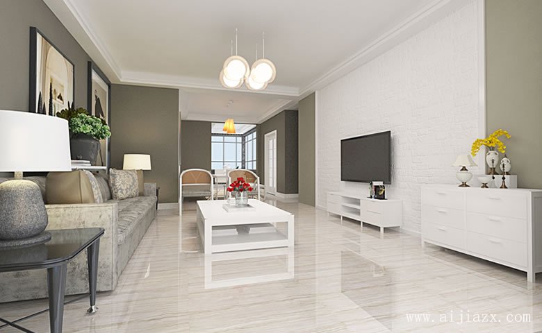 現(xiàn)代簡(jiǎn)約風(fēng)格大戶(hù)型裝修效果圖