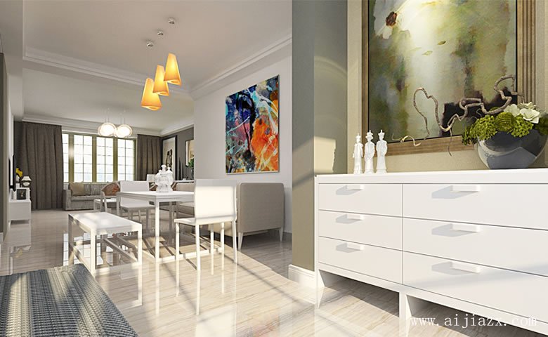 現(xiàn)代簡(jiǎn)約風(fēng)格大戶(hù)型裝修效果圖