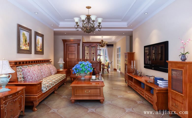 簡單大方的舒適美式風(fēng)格躍層閣樓裝修效果圖