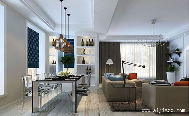 流行有情調(diào)的簡約北歐風(fēng)格兩居室餐廳裝修效果圖